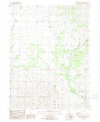 Snowstorm Mountain 1989 topographic map thumbnail