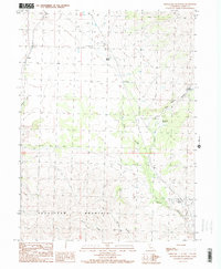 Snowstorm Mountain 1989 topographic map thumbnail