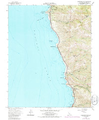 Soberanes Point 1956 topographic map thumbnail