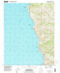 Soberanes Point 1995 topographic map thumbnail