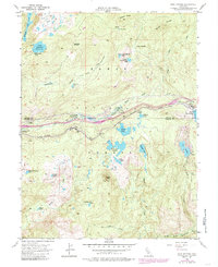 Soda Springs 1955 topographic map thumbnail