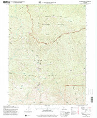 Solomon Peak 1995 topographic map thumbnail