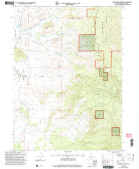 Solomons Temple 2001 topographic map thumbnail