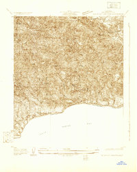 Solstice Canyon 1929 topographic map thumbnail