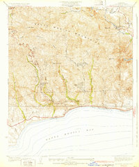 Solstice Canyon 1932 topographic map thumbnail