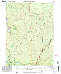 Somes Bar 2001 topographic map thumbnail