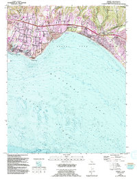 Soquel 1954 topographic map thumbnail