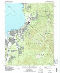 South Lake Tahoe 1992 topographic map thumbnail