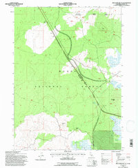 Spaulding Butte 1993 topographic map thumbnail