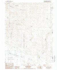 Spencer Creek 1988 topographic map preview