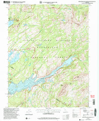 Spicer Meadow Reservoir 2001 topographic map thumbnail