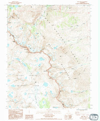 Split Mtn 1990 topographic map preview