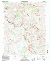 Split Mtn 1994 topographic map thumbnail