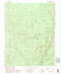 Squaw Dome 1990 topographic map thumbnail