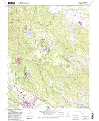 St. Helena 1960 topographic map thumbnail