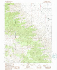 Station Peak 1987 topographic map thumbnail