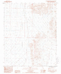 Stepladder Mountains SW 1985 topographic map thumbnail