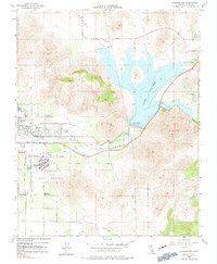 Success Dam 1956 topographic map thumbnail