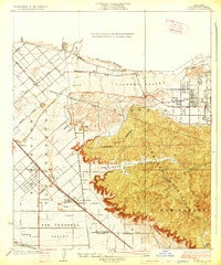 Sunland 1926 topographic map preview