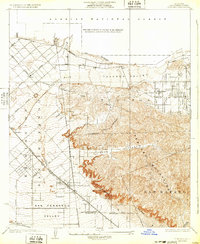 Sunland 1932 topographic map preview