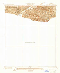 Sunland 1933 topographic map thumbnail