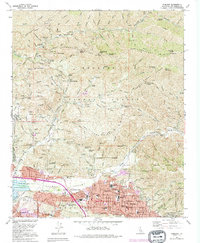 Sunland 1991 topographic map thumbnail