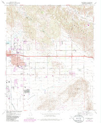 Sunnymead 1967 topographic map thumbnail