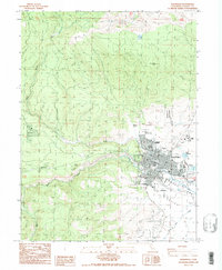 Susanville 1988 topographic map thumbnail