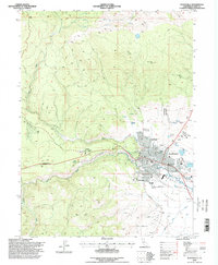 Susanville 1995 topographic map thumbnail