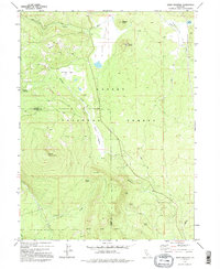 Swain Mountain 1979 topographic map thumbnail
