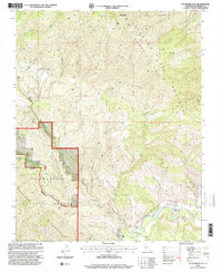 Sycamore Flat 1995 topographic map preview