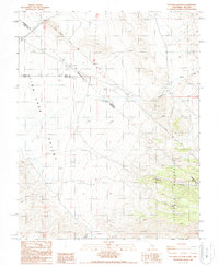 Sylvania Canyon 1987 topographic map preview