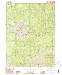 Tangle Blue Lake 1986 topographic map thumbnail