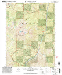 Tangle Blue Lake 1998 topographic map thumbnail