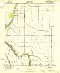 Taylor Monument 1951 topographic map thumbnail