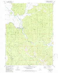 Taylorsville 1980 topographic map thumbnail