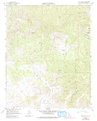 Tehachapi NE 1966 topographic map thumbnail
