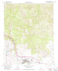 Tehachapi North 1966 topographic map thumbnail