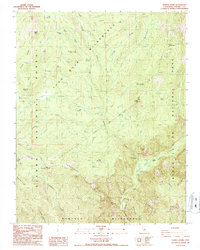 Tehipite Dome 1987 topographic map thumbnail