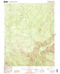 Tehipite Dome 1992 topographic map thumbnail
