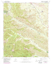 Telegraph Peak 1956 topographic map thumbnail