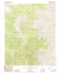 Telescope Peak 1988 topographic map thumbnail