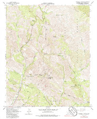 Tepusquet Canyon 1964 topographic map preview