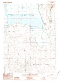 The Panhandle 1988 topographic map thumbnail