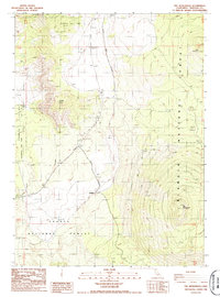 The Whaleback 1986 topographic map thumbnail