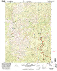 Thurston Peaks 1998 topographic map thumbnail