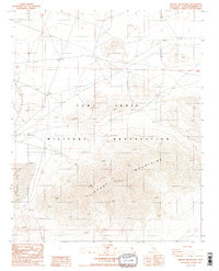Tiefort Mountains 1986 topographic map thumbnail