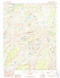 Tiltill Mountain 1990 topographic map thumbnail