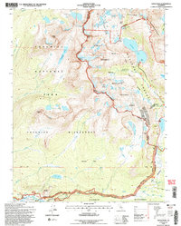 Tioga Pass 1994 topographic map thumbnail