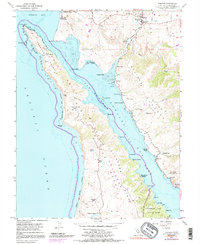 Tomales 1954 topographic map thumbnail